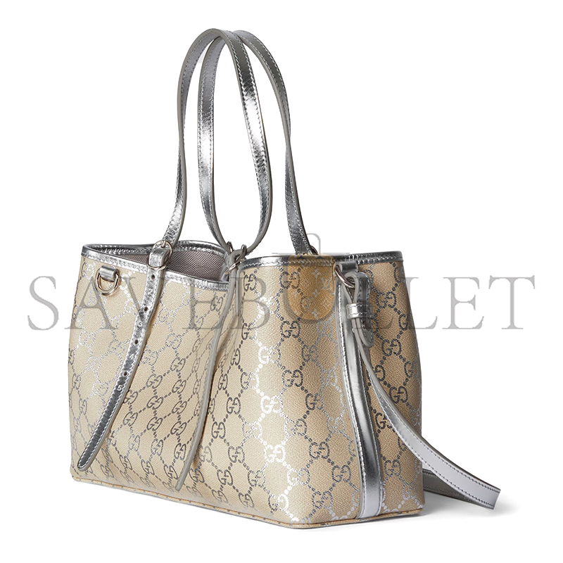 GUCCI GG EMBLEM MEDIUM TOTE BAG 815214 (30*18*11cm)